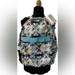 Ivivva By Lululemon Women's Blue White Back At It School Backpack NWT